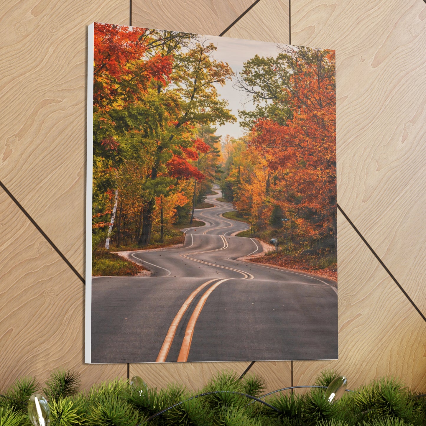 Autumn Foliage in Door County, Wisconsin - Canvas Wall Print (Free Shipping)