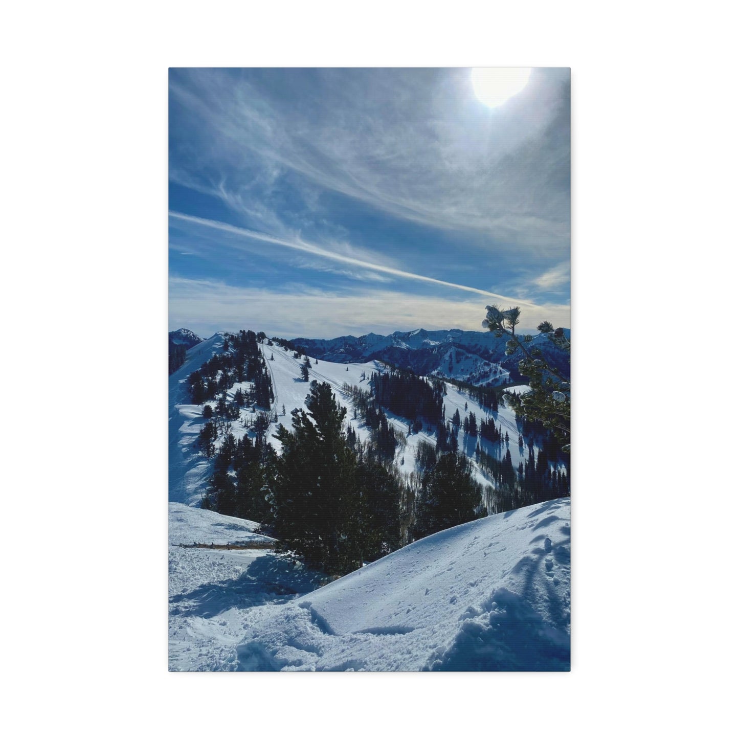 Ski Summit, Ninety-Nine 90, Park City, Utah Canvas Wall Print (Free Shipping)