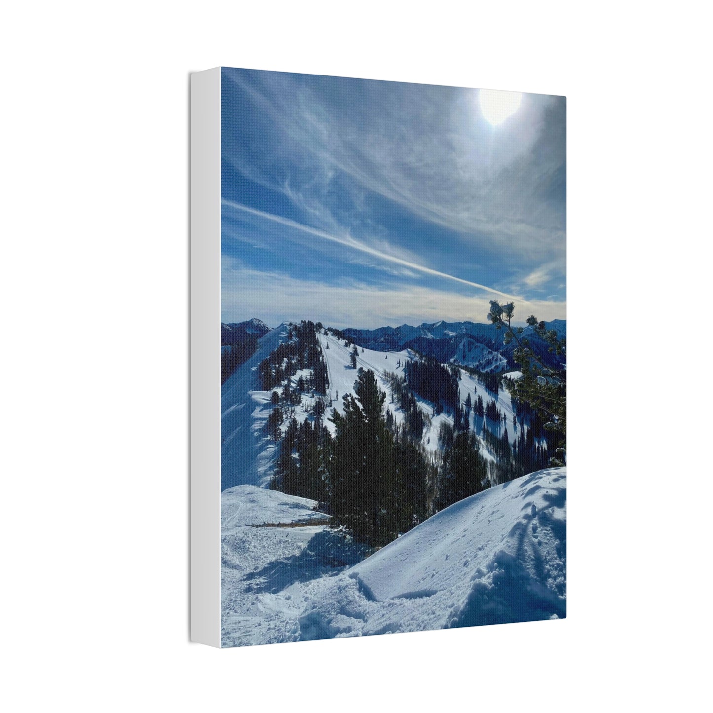 Ski Summit, Ninety-Nine 90, Park City, Utah Canvas Wall Print (Free Shipping)