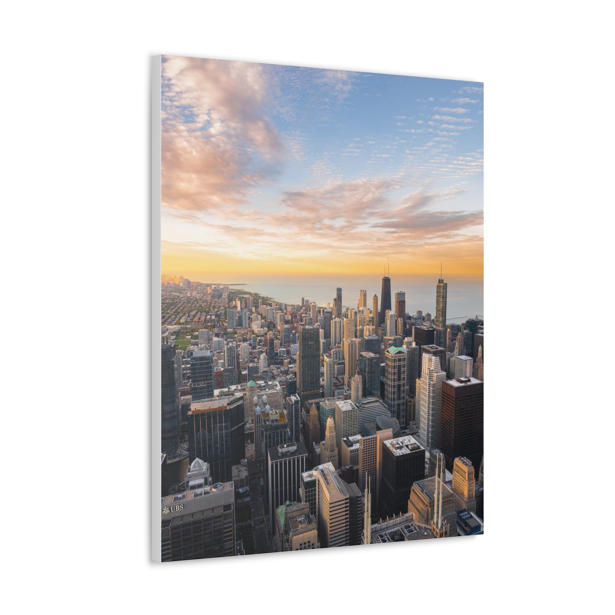 ARTCANVAS Chicago Skyline Lake Michigan Canvas 2024 Art Print